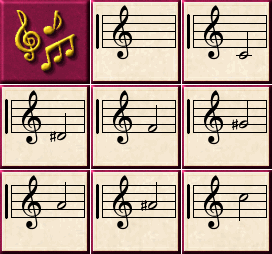 Chromatic Scale Card Set Preview
