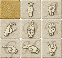 ASL Fingerspelling Card Set Preview