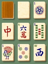 Mah-Jongg Tiles Card Set Preview